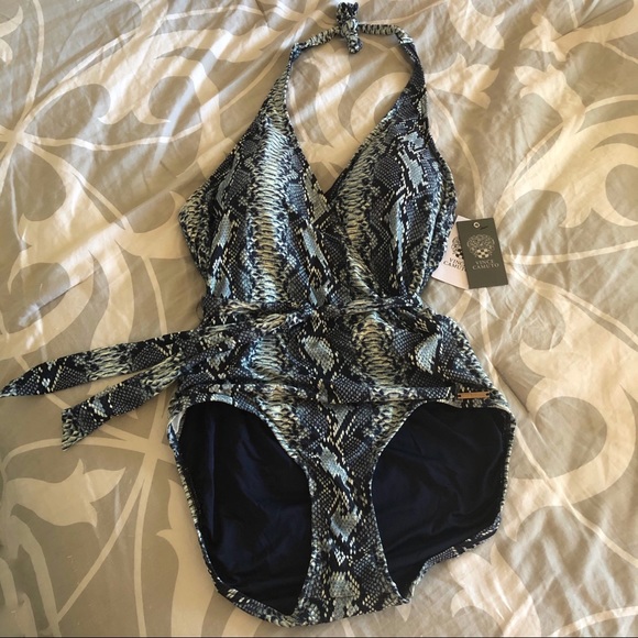 Vince Camuto Other - Vince Camuto Cruise One-Piece Swim in Deep Sea 14